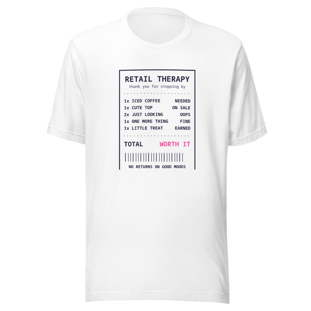 Retail Therapy Receipt